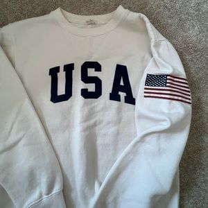 Brandy USA white sweater